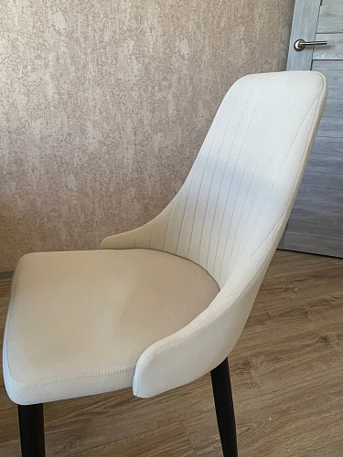 Стул на металлокаркасе Kora light purple / black фото покупателя 297