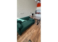 Деревянный стол Лота Лофт 120(160)х75 черный матовый / бетон светлый фото покупателя 755