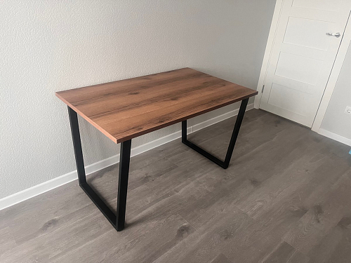 Деревянный стол Лота Лофт 120х75 белый матовый / дуб крафт золотой фото покупателя 532