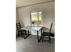 Стол Лота Лофт 140 25 мм черный матовый / бетон фото покупателя 904