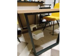 Стол Лота Лофт 140 25 мм юта / белый матовый фото покупателя 496