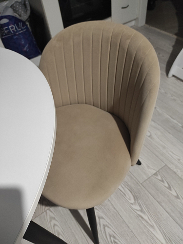 Стул на металлокаркасе Gabi 1 dark gray / black фото покупателя 427