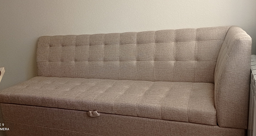 Кухонный диван Бриз левый бирюзовый велюр фото покупателя 10