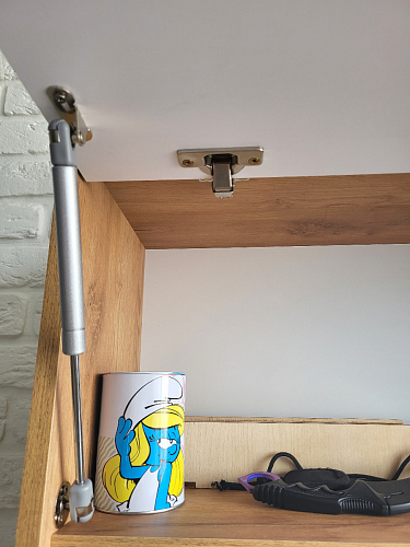 Письменный стол Лайт 03.243 дуб золотой (craft) / белый премиум фото покупателя 68