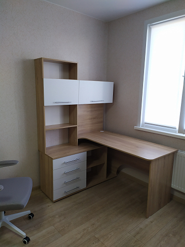 Компьютерный стол КСТ-14.1П белый правый фото покупателя 2