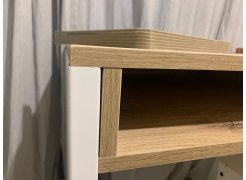 Письменный стол Леон Лофт дуб делано светлый / белый матовый фото покупателя 20