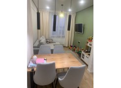 Деревянный стол Лота Лофт 120(160)х75 черный матовый / бетон светлый фото покупателя 314