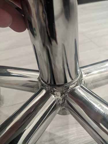 Компьютерное кресло Kolin cappuccino / chrome фото покупателя 112