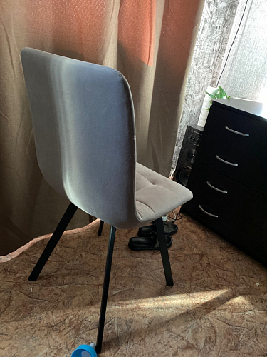 Комплект стульев Чилли 2 шт бежевый / черный фото покупателя 777