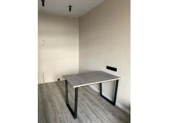 Стол Лота Лофт 140 25 мм черный матовый / бетон фото покупателя 616