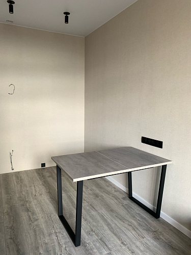 Стол Лота Лофт 140 25 мм черный матовый / бетон фото покупателя 616