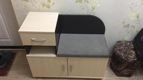 Обувница Аврора дуб млечный / венге фото покупателя 173