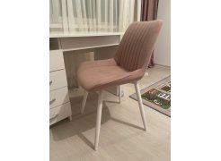 Стул на металлокаркасе Седа К крутящийся светло-серый  / белый фото покупателя 152