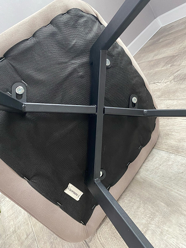 Стул на металлокаркасе Чилли К черный / зеленый фото покупателя 1221