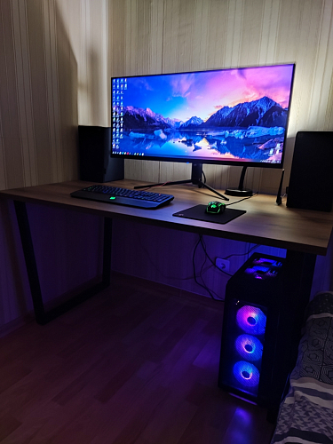 Деревянный стол Лота Лофт 120x75 дуб крафт табачный / черный матовый фото покупателя 798