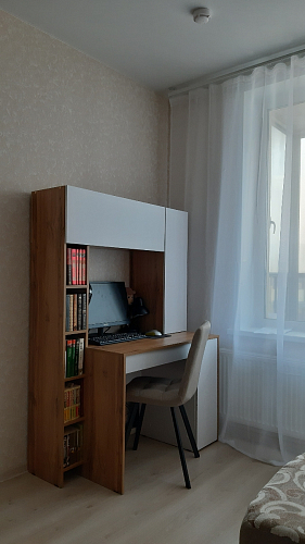 Письменный стол Комфорт 12.71 дуб золотой craft / белая аляска фото покупателя 40