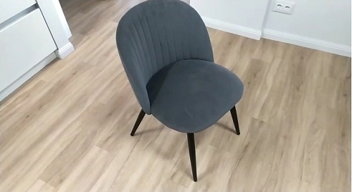 Стул на металлокаркасе Gabi 1 light purple / black / gold фото покупателя 89