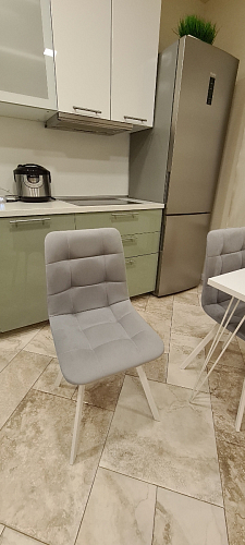 Стул на металлокаркасе Чилли горчичный / черный фото покупателя 797