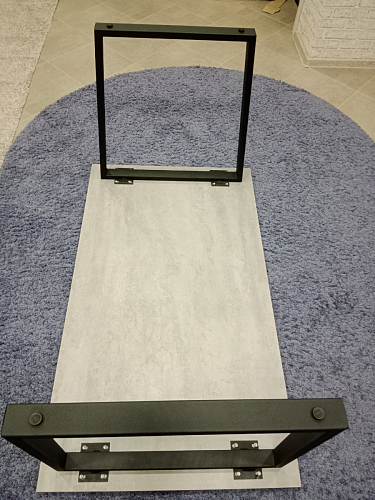 Деревянный стол Лота Лофт 140х80 черный матовый / бетон светлый фото покупателя 966