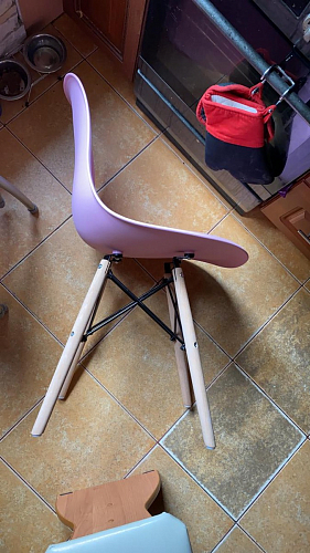 Пластиковый стул Eames PC-015 серый фото покупателя 439