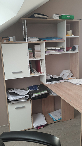 Компьютерный стол КС15 венге / дуб молочный левый фото покупателя 14