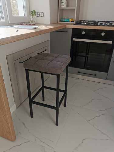 Барный стул Лофт катания лаванда / белый матовый фото покупателя 261