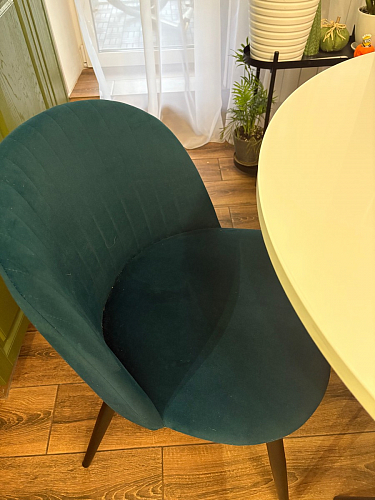 Стул на металлокаркасе Gabi latte / gold / black фото покупателя 637