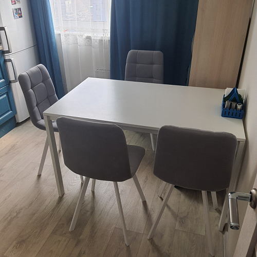 Комплект стульев Чилли 4 шт темно-серый / черный фото покупателя 287