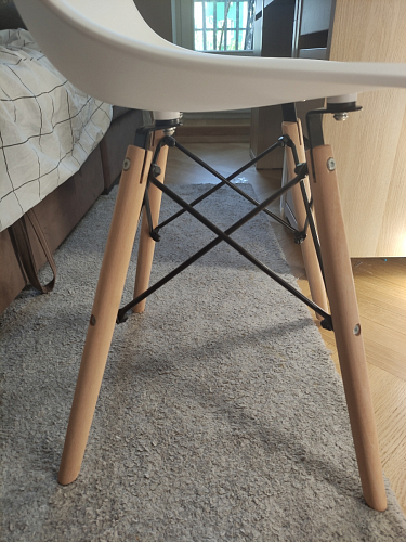 Пластиковый стул Eames PC-015 желтый фото покупателя 373