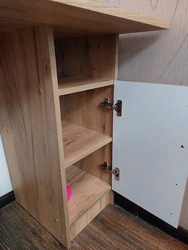 Компьютерный стол Эндо дуб вотан / белый фото покупателя 1