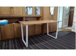 Деревянный стол Лота Лофт 120(160)х75 черный матовый / бетон светлый фото покупателя 476