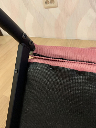 Стул на металлокаркасе Tod light blue / yellow / black фото покупателя 26