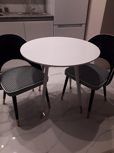 Стол круглый Bianka 80 white фото покупателя 15