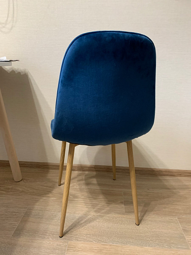 Стул на металлокаркасе Capri dark beige / white фото покупателя 101