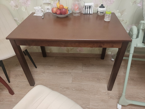 Деревянный стол Moss white белый фото покупателя 1
