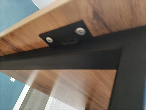 Деревянный стол Лота Лофт 140х80 черный матовый / бетон светлый фото покупателя 543