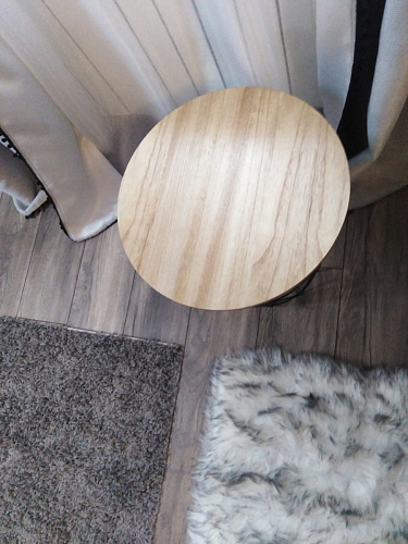 Журнальный столик Mariffa натуральный / белый фото покупателя 5