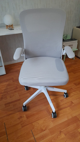 Компьютерное кресло Konfi light gray / blue / white фото покупателя 214