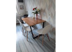 Стол Лота Лофт 140 25 мм черный матовый / бетон фото покупателя 814