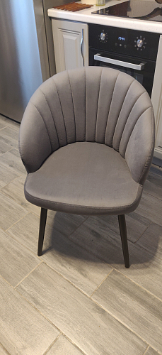 Стул на металлокаркасе Бэнбу velutto 32 / черный фото покупателя 3