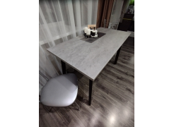 Стол Тринити Лофт 120 32 мм бетон / черный матовый фото покупателя 666