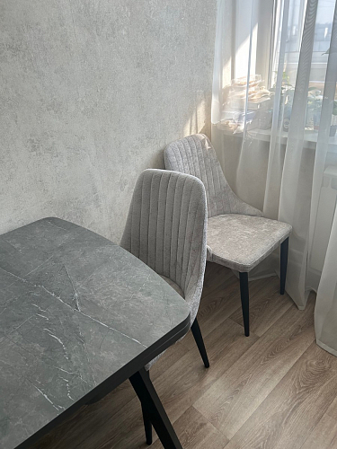 Стул на металлокаркасе Kora white / gray фото покупателя 375