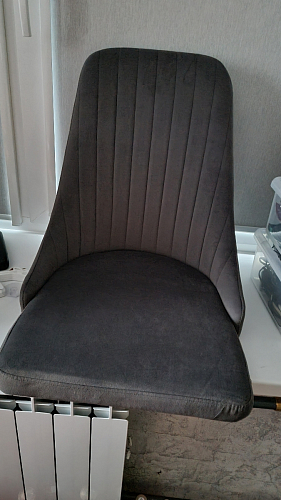 Стул на металлокаркасе Kora black / gray фото покупателя 329