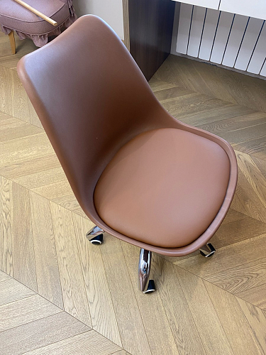 Компьютерное кресло Kolin с подушкой clear / white фото покупателя 551