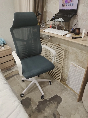 Компьютерное кресло Montana light gray / white фото покупателя 32