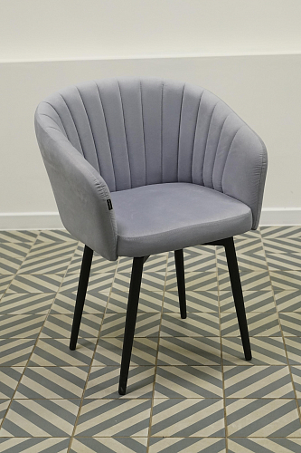 Стул на металлокаркасе Моншау крутящийся velutto 32 / черный из шоурума 6