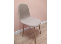 Стул на металлокаркасе Lilu темно-бежевый / белый фото покупателя 84