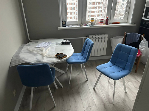 Стул на металлокаркасе Чилли К кирпичный / черный фото покупателя 515