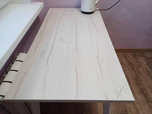 Стол Тринити Лофт 120 32 мм дуб галифакс табако / черный матовый фото покупателя 279