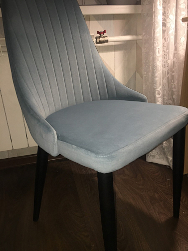 Стул на металлокаркасе Kora gray / black фото покупателя 271